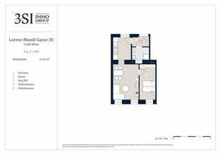 Thumbnail von Erstbezug, helle 2-Zimmer Wohnung, Nähe Wilhelminenspital