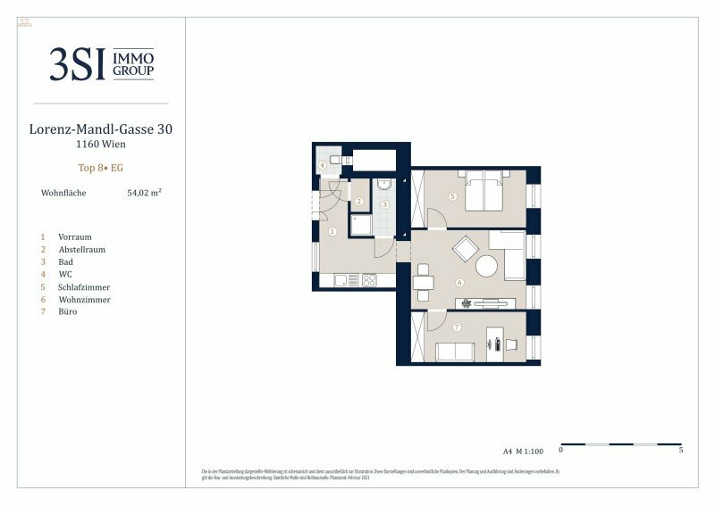 Thumbnail von Erstbezug, helle 3-Zimmer Wohnung, Nähe Wilhelminenspital