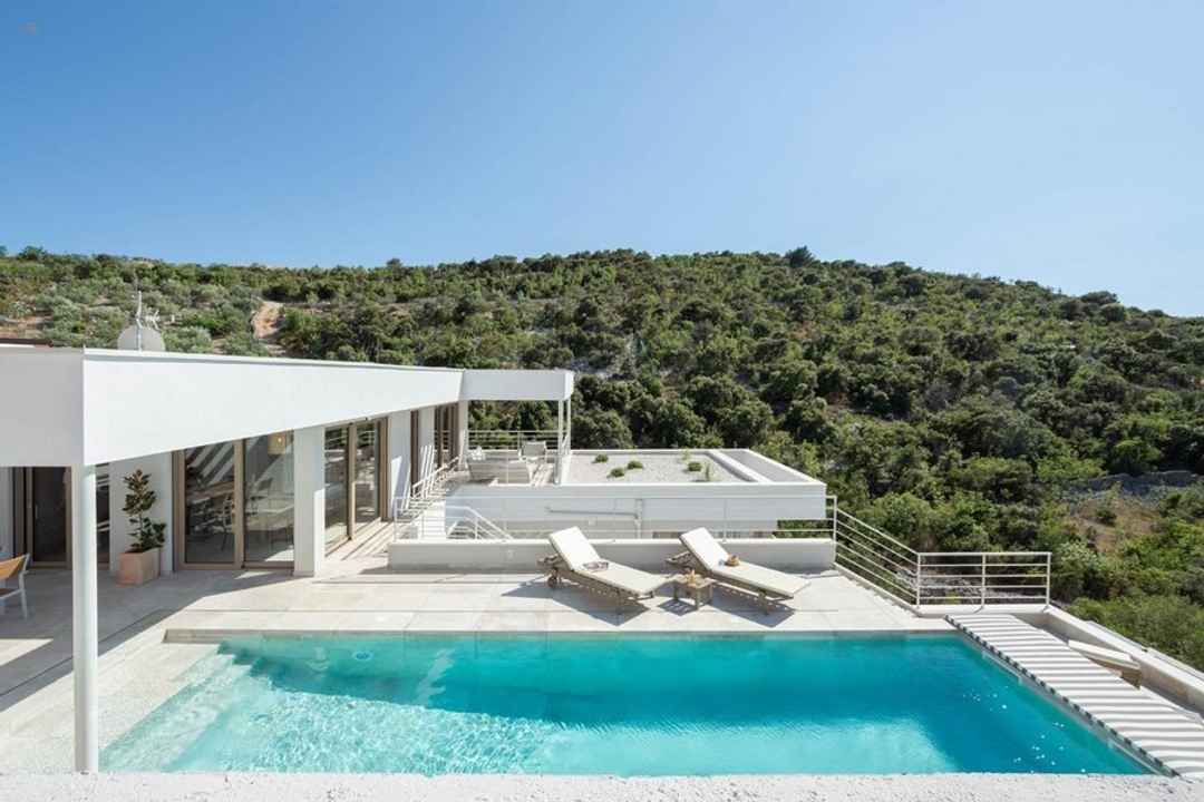 Villa di lusso moderna vicino alla costa, regione di Rogoznica