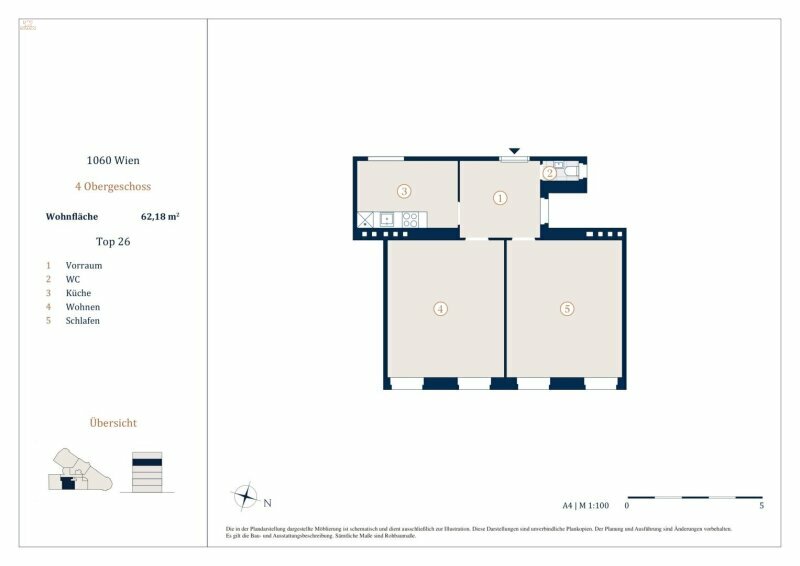 Thumbnail von Unbefristet vermietete 2-Zimmer Wohnung, Nähe Westbahnhof
