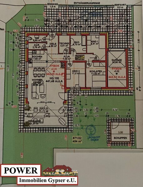 Thumbnail von Neuwertiger Bungalow in unschlagbarer Lage, zentral, umgeben von Grünland in Bachnähe!