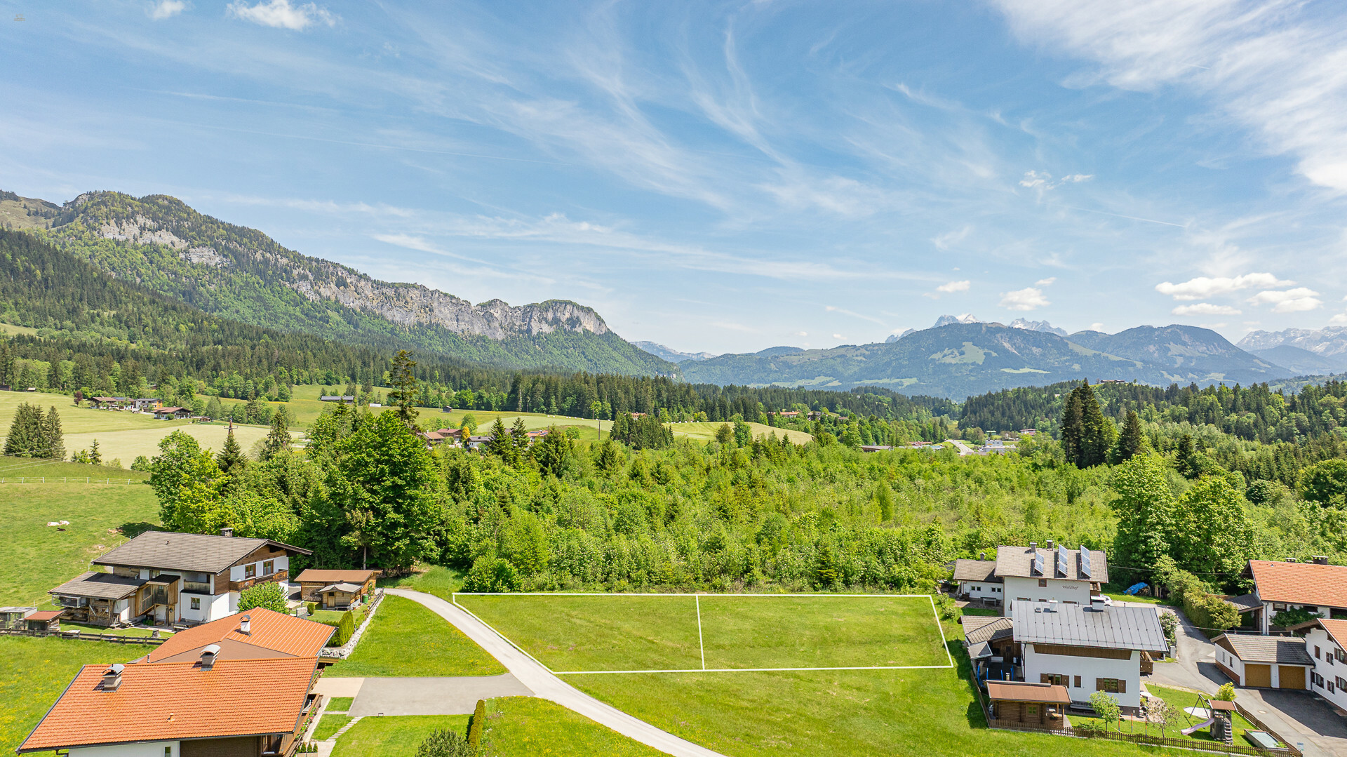 Thumbnail von Grundstück mit Planungsstudie am Fuße des Wilden Kaisers
