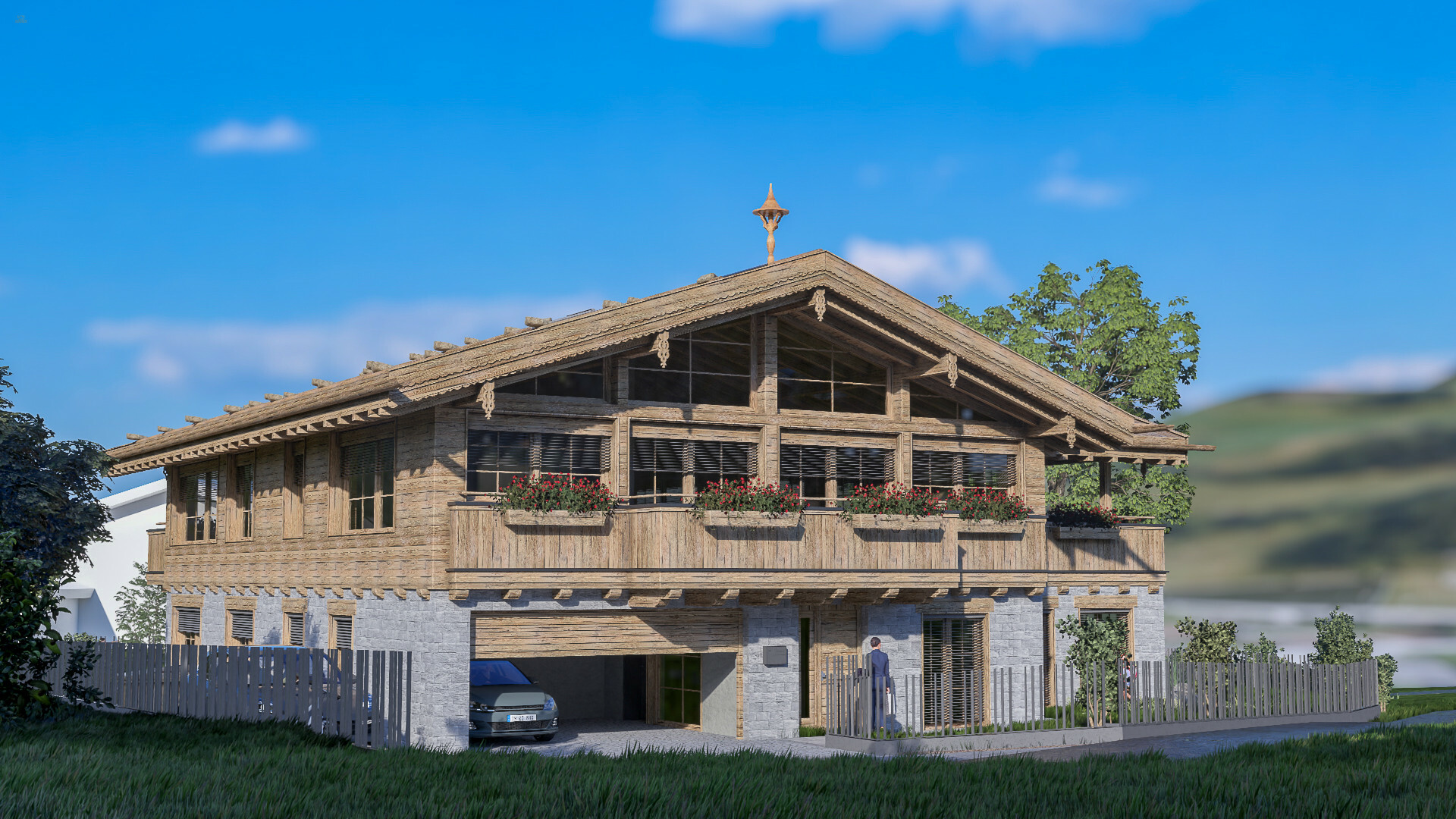 Thumbnail von Grundstück mit Planungsstudie am Fuße des Wilden Kaisers