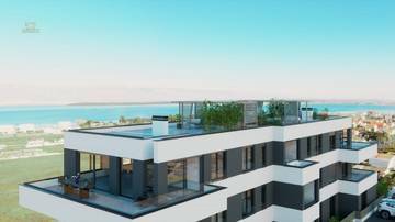 Moderne Neubau-Appartements mit Dachterrasse und Meerblick