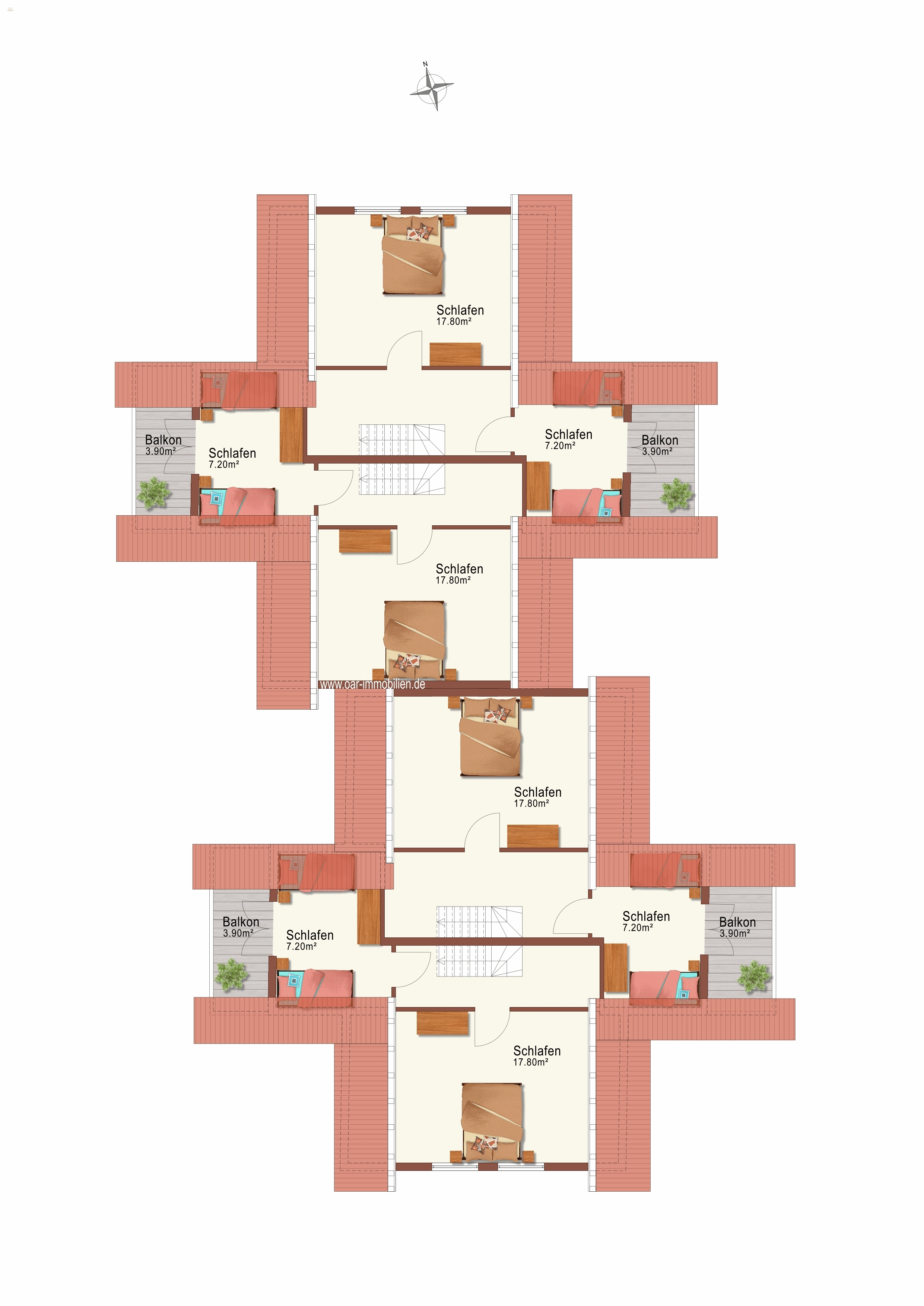 Thumbnail von Holz trifft Hochufer: 4 strandnahe Wohneinheiten - Meeresrauschen gratis!