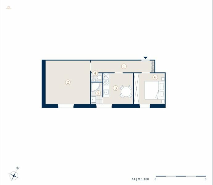 Thumbnail von Helle 2-Zimmer Wohnung, Nähe Meiselmarkt