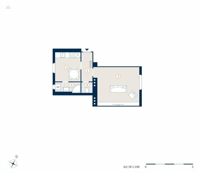 Thumbnail von Helle Garconniere, Nähe Meiselmarkt