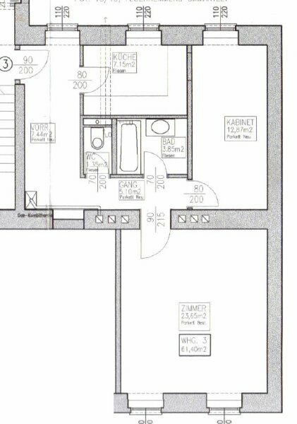 Thumbnail von Helle 2-Zimmer Wohnung, Nähe Kutschkermarkt