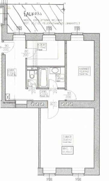 Thumbnail von Helle 2-Zimmer Wohnung, Nähe Kutschkermarkt