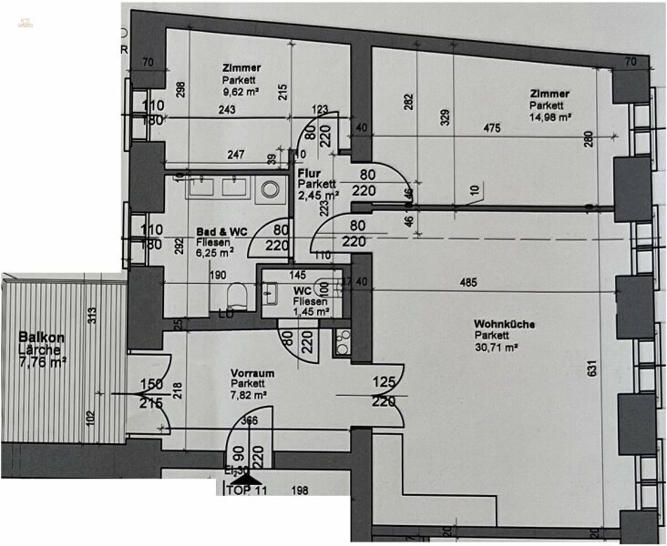 Thumbnail von Exklusive 3-Zimmer-Eigentumswohnung mit Terrasse in ruhiger, zentraler Lage in Wien