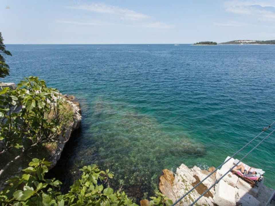 Möblierte Wohnung am Meeresufer im Zentrum von Rovinj