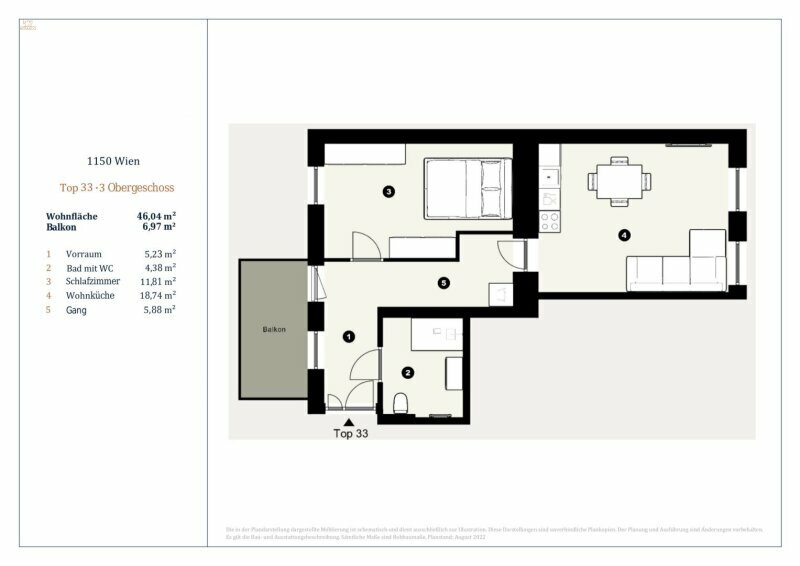 Thumbnail von Erstbezug 2-Zimmer, Nähe Meiselmarkt