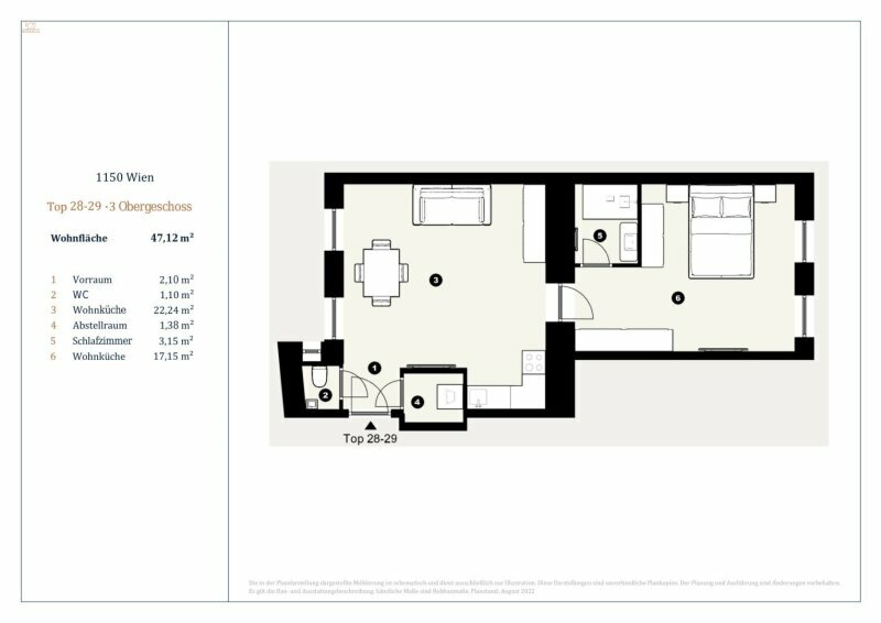 Thumbnail von Schöner 2-Zimmer Erstbezug, Nähe Meiselmarkt