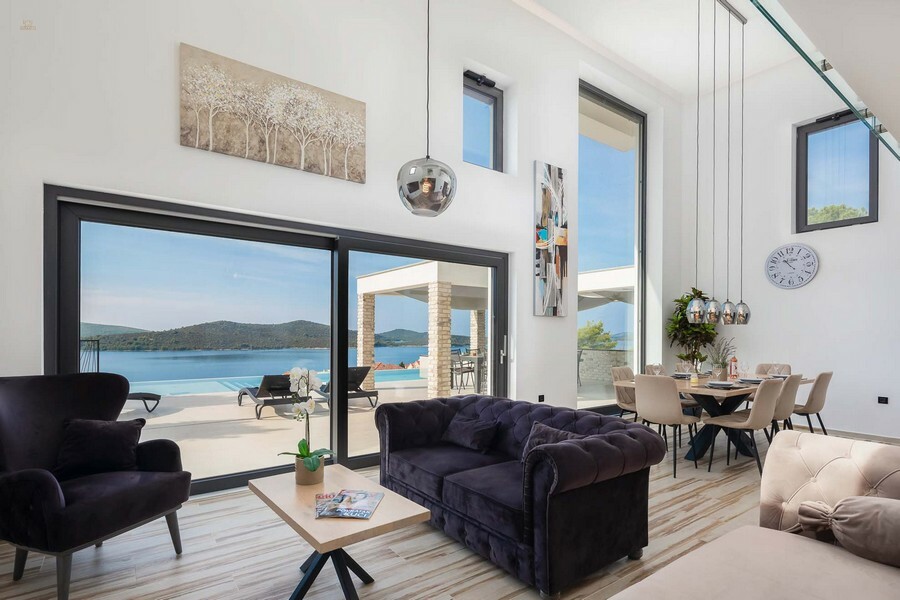 Thumbnail von Moderne Villa mit Infinity-Pool und Panorama-Meerblick, Region Sibenik
