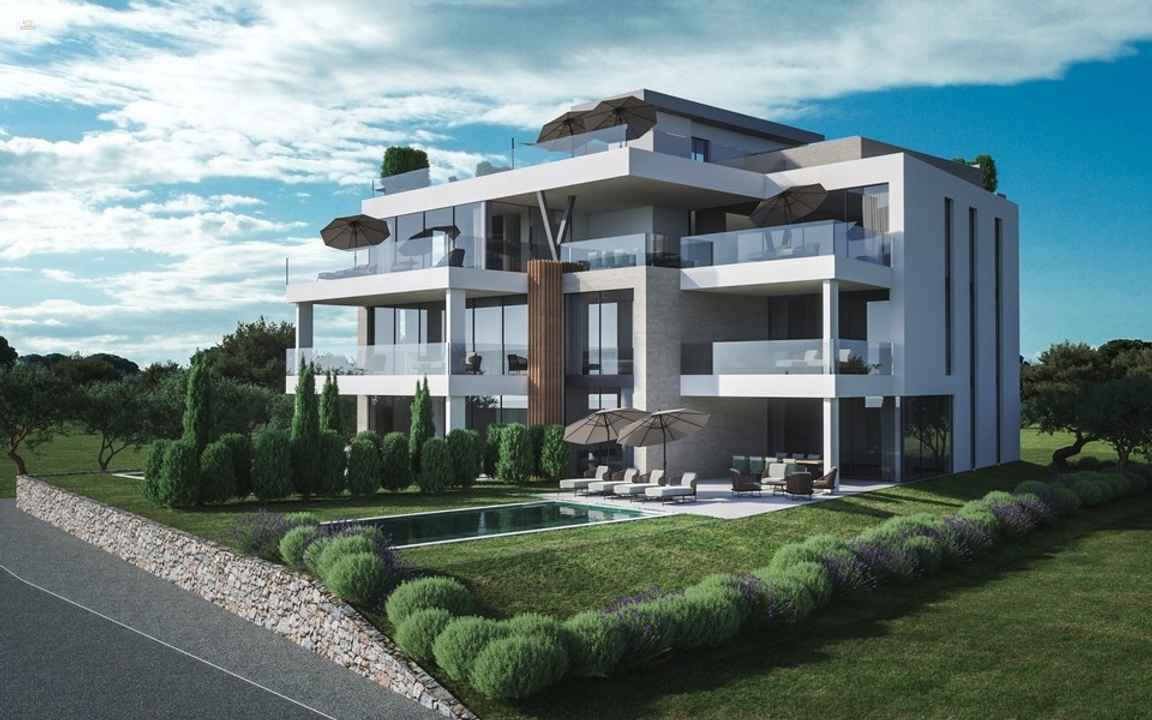 Attico con terrazza sul tetto e una splendida vista sul mare