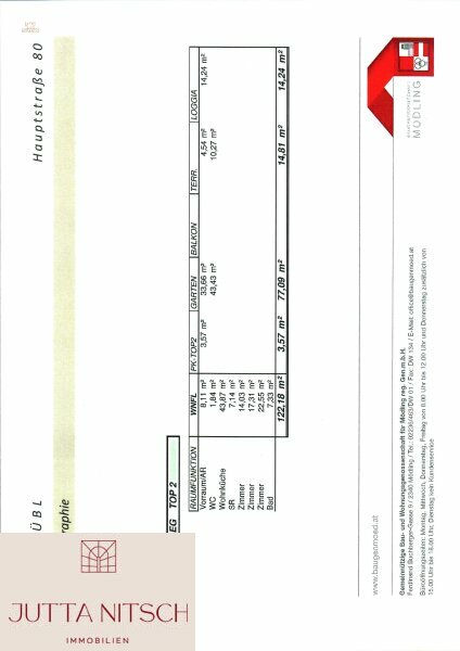Thumbnail von Barrierefreie Gartenwohnung mit zwei Terrassen und zwei Garagenplätzen - Gießhübl Zentrum