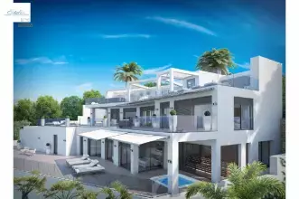 Thumbnail von Luxusvilla mit gigantischer Aussicht von Benitachell bis Calpe