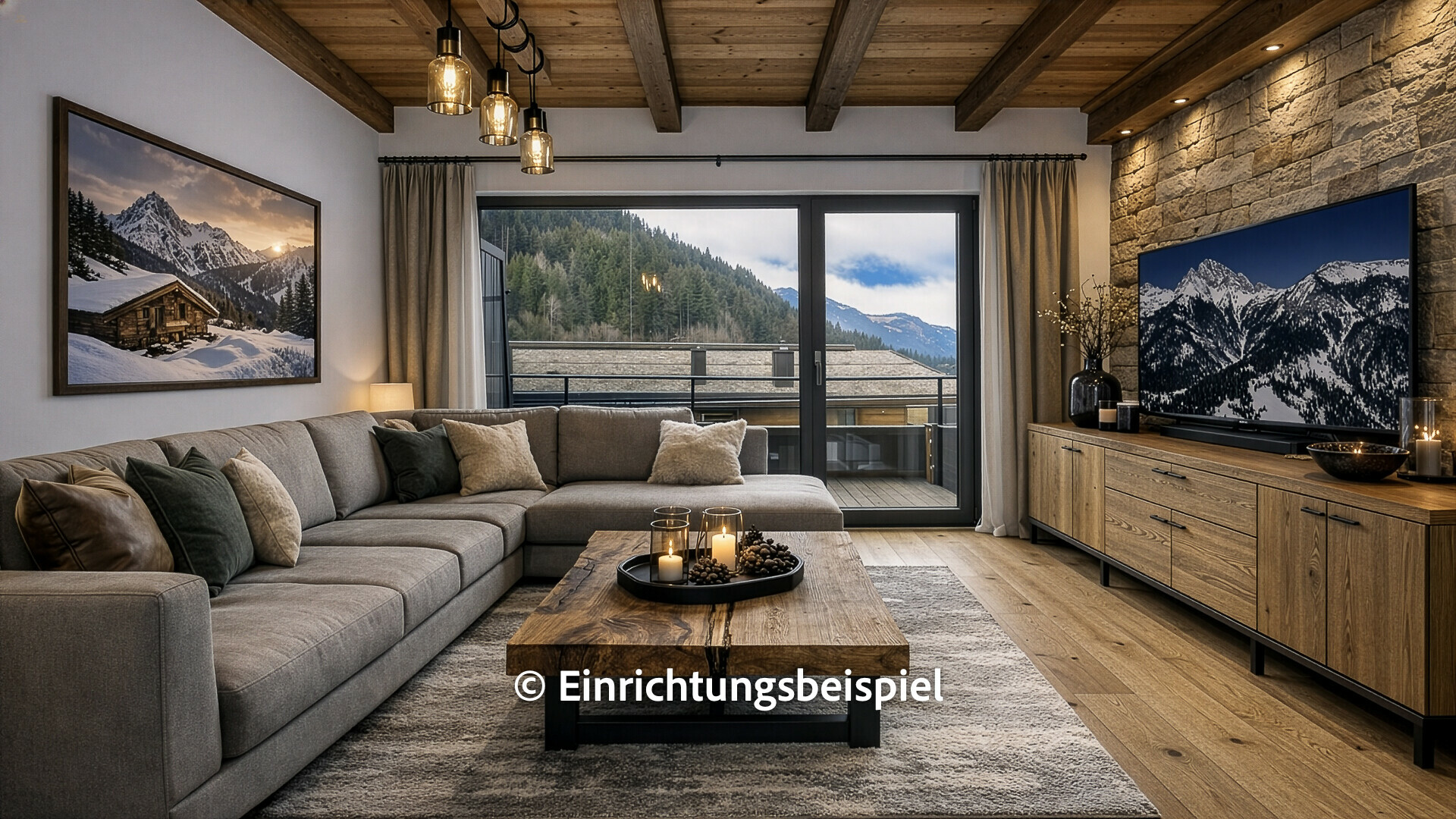 Thumbnail von Dachgeschosswohnung an der Skipiste mit Kaiserblick