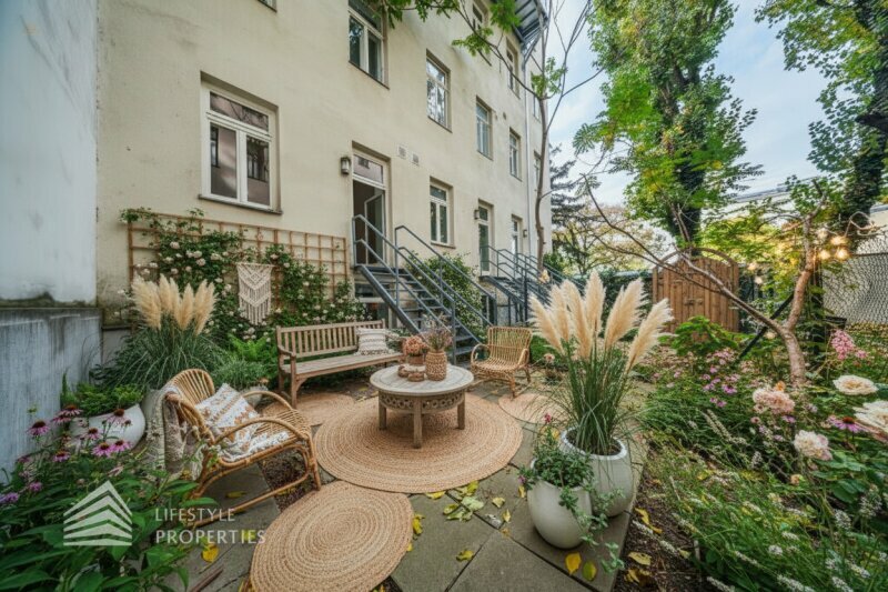 Charmante 2-Zimmer-Altbauwohnung mit idyllischem Eigengarten – urbanes Wohnen mit Rückzugsqualität