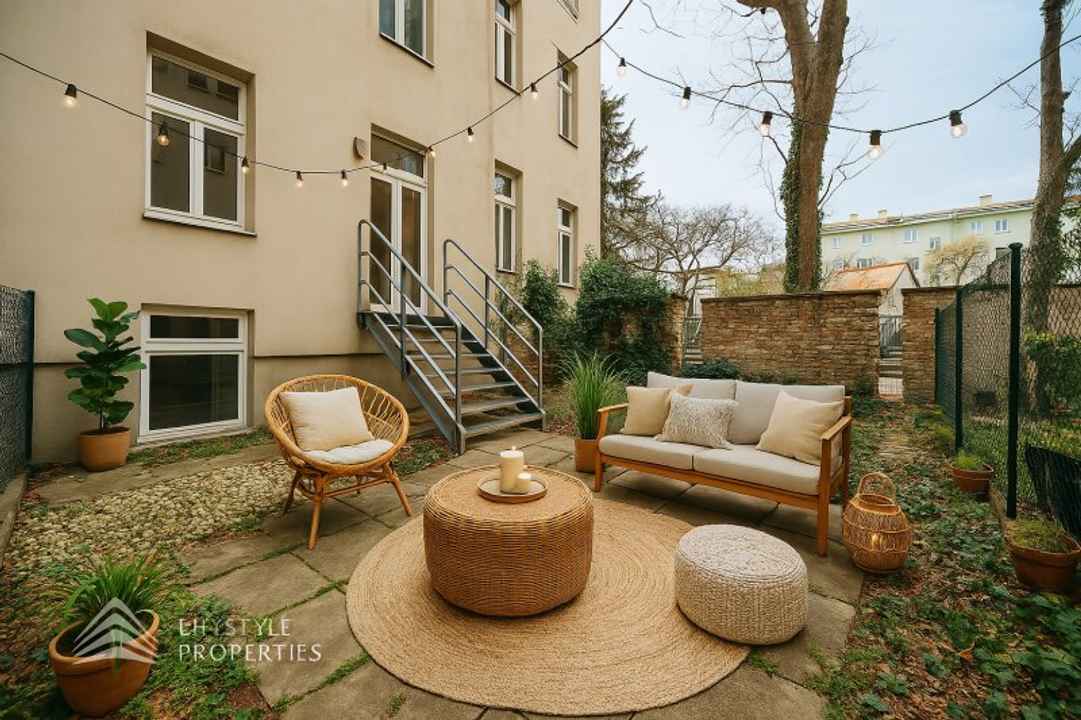 Helle 2-Zimmer Gartenwohnung mit bester Anbindung zum Stephansplatz