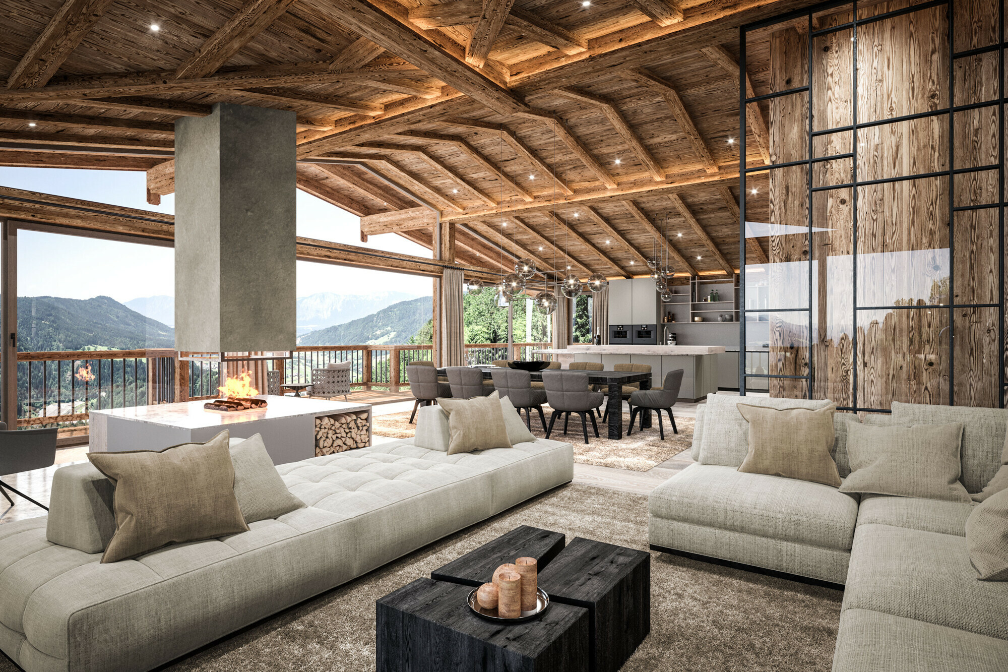 Thumbnail von Grundstück mit Baugenehmigung für 2 Luxuschalets