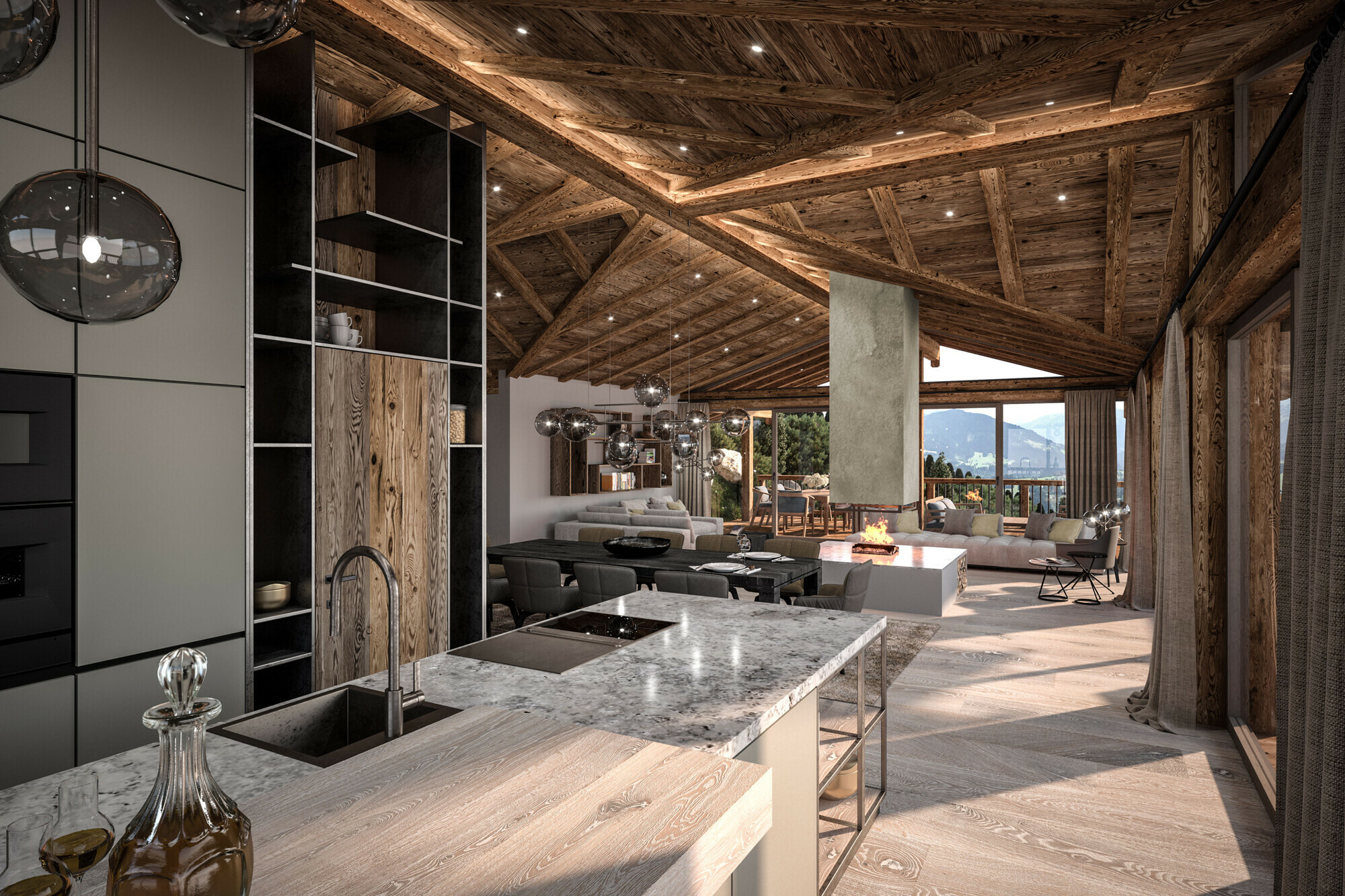 Thumbnail von Grundstück mit Baugenehmigung für 2 Luxuschalets