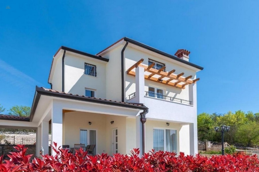 Haus mit Pool und Meerblick, Region Labin