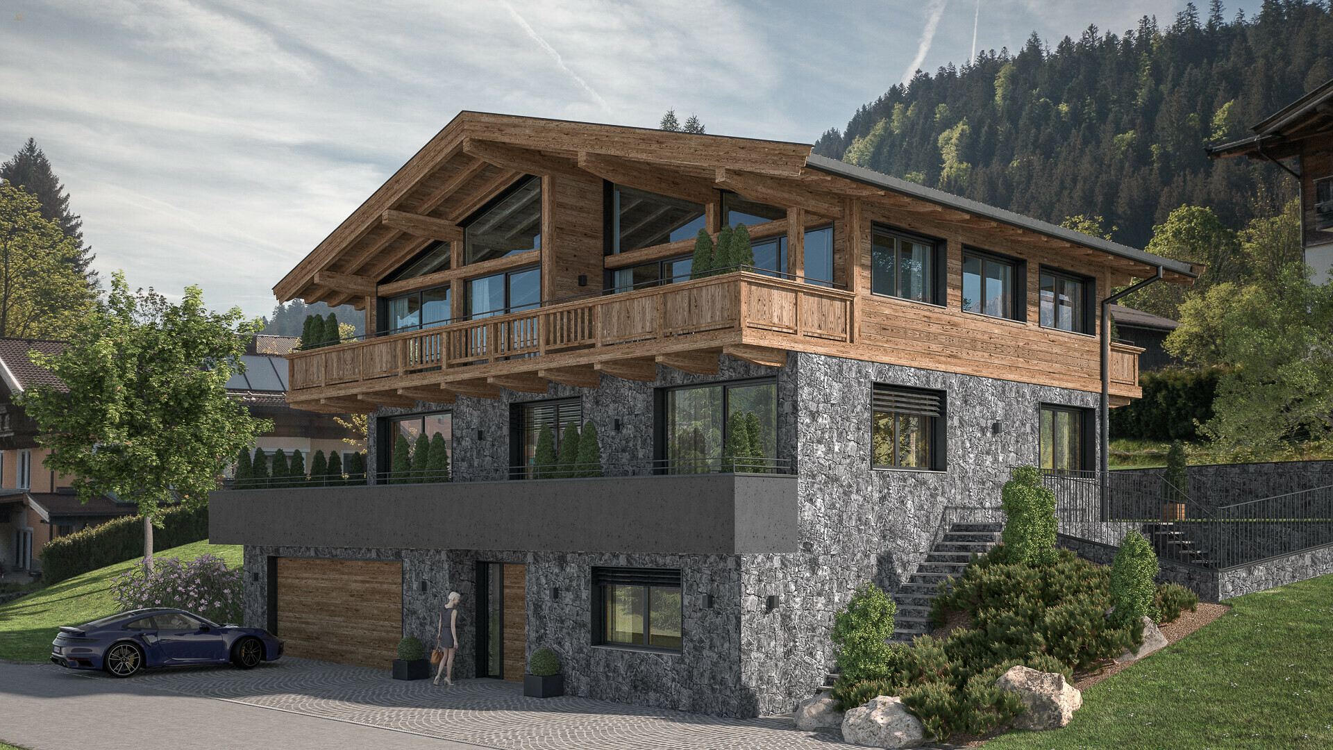 Thumbnail von Neubau-Luxusvilla mit Kaiserblick in Toplage