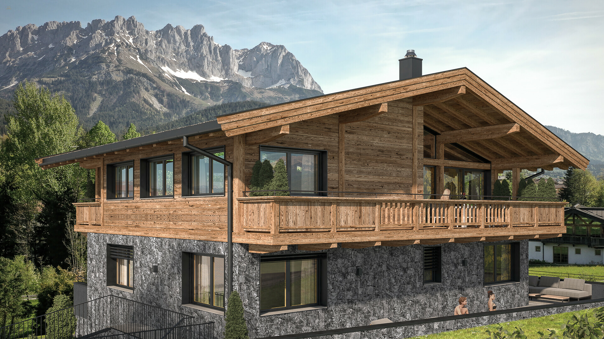 Thumbnail von Neubau-Luxusvilla mit Kaiserblick in Toplage