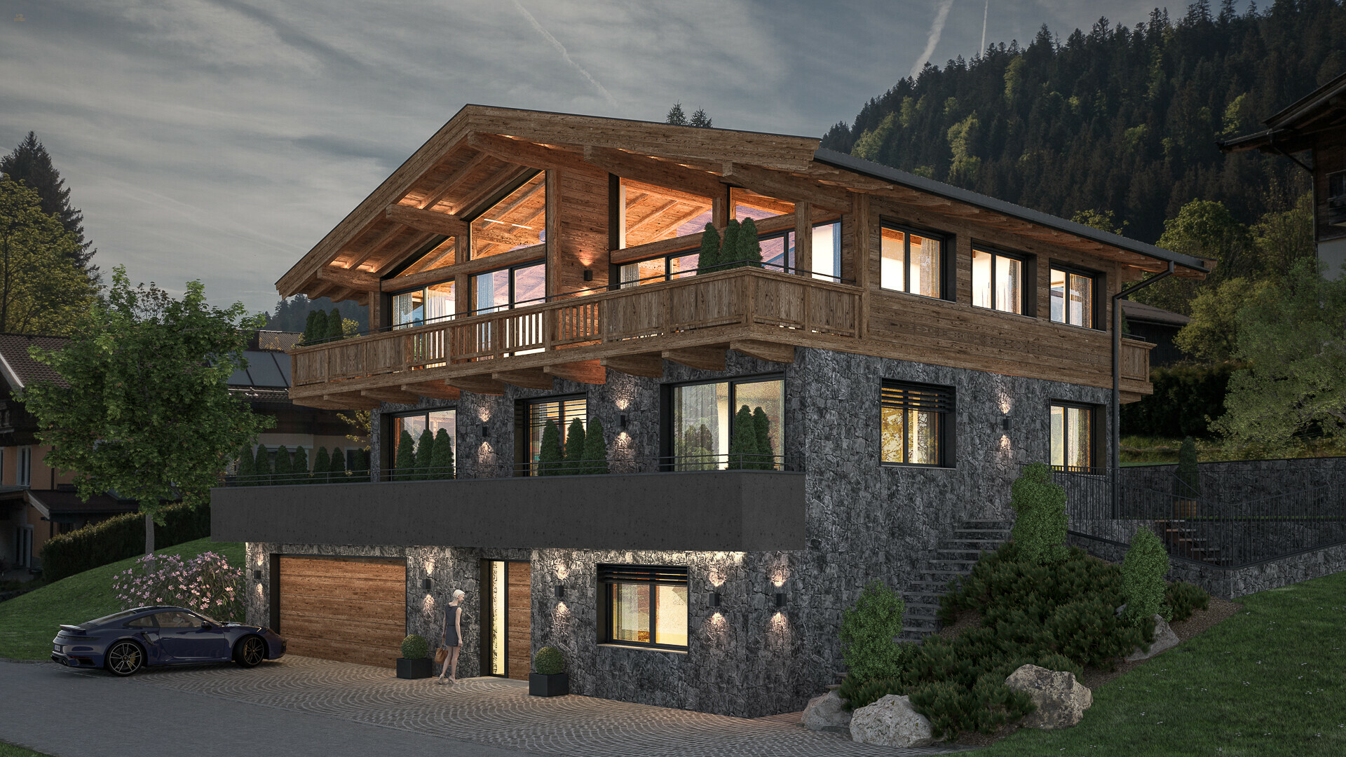 Thumbnail von Neubau-Luxusvilla mit Kaiserblick in Toplage