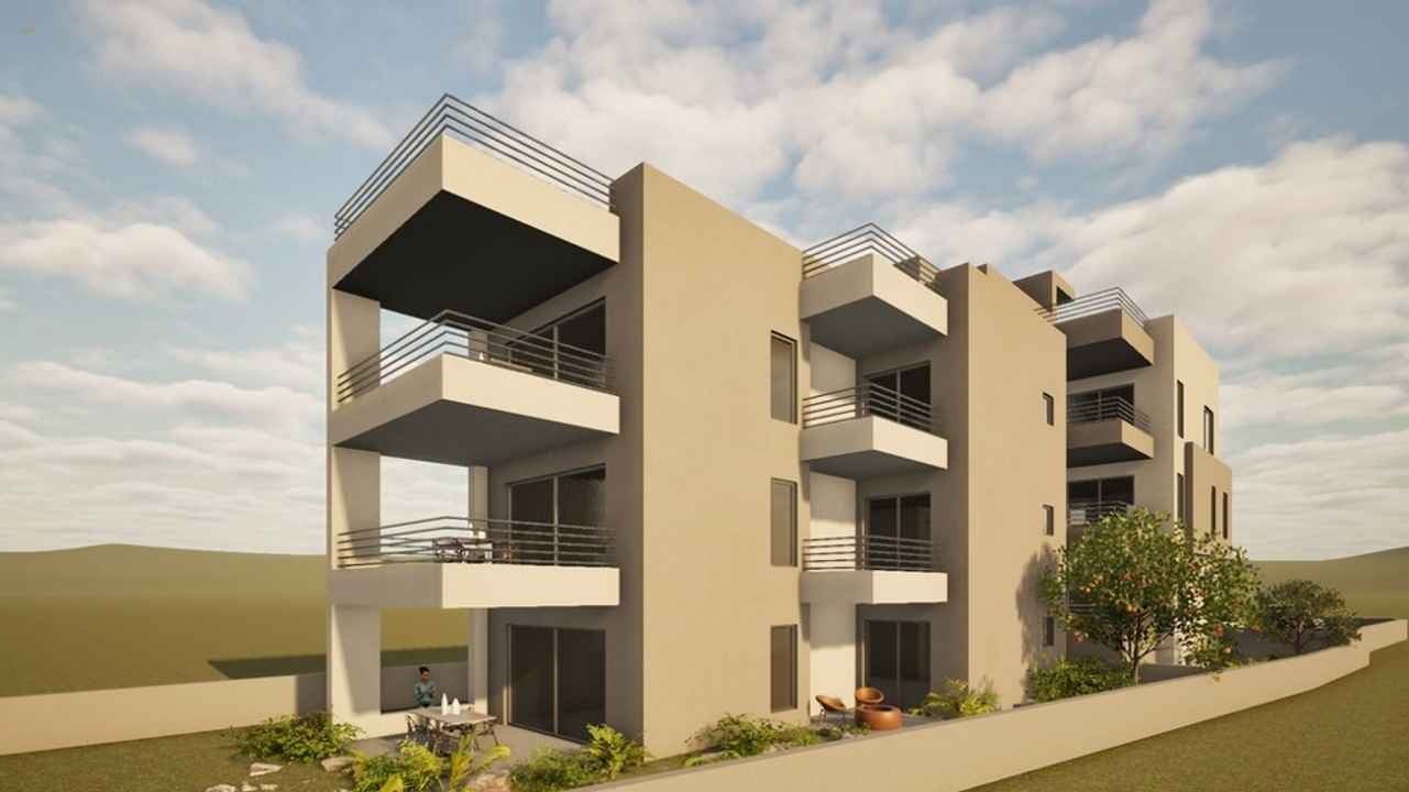 Moderne Neubauwohnungen nahe dem Meer