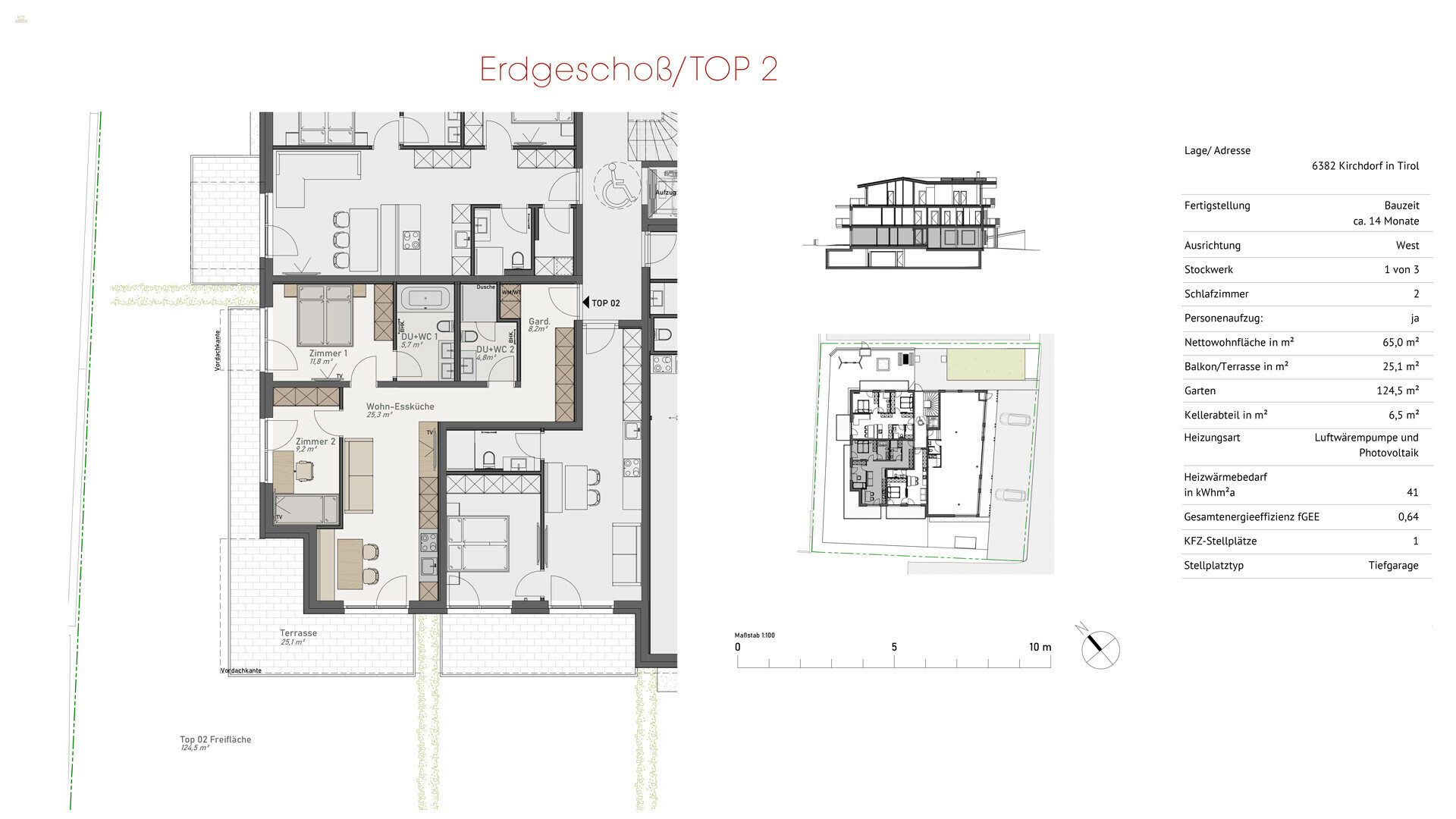 Thumbnail von K5 Top 2 - Gartenwohnung in exklusivem Neubau