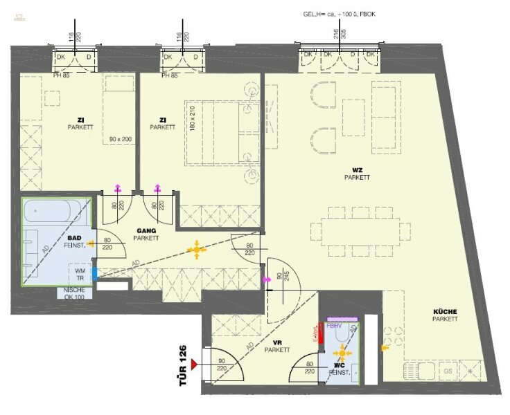 Thumbnail von Wunderschöne 3-Zimmer Wohnung mit Garage und Fitnessraum, Nähe Rudolfinerhaus