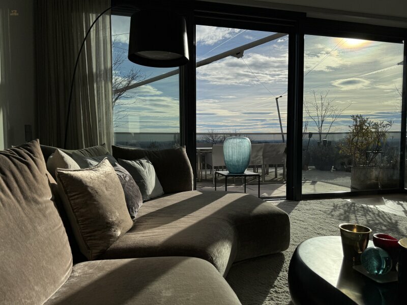 Thumbnail von Wunderschönes Penthouse mit Pool und prachtvollem Blick, Nähe Kahlenberg