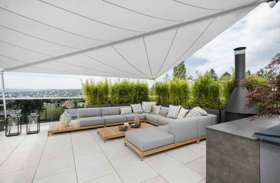 Wunderschönes Penthouse mit Pool und prachtvollem Blick, Nähe Kahlenberg