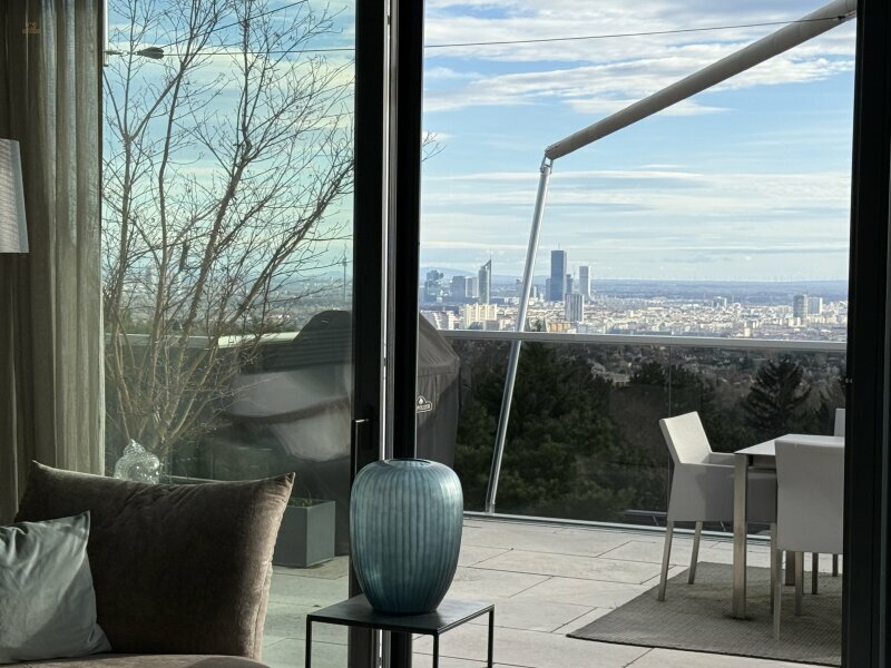 Thumbnail von Wunderschönes Penthouse mit Pool und prachtvollem Blick, Nähe Kahlenberg