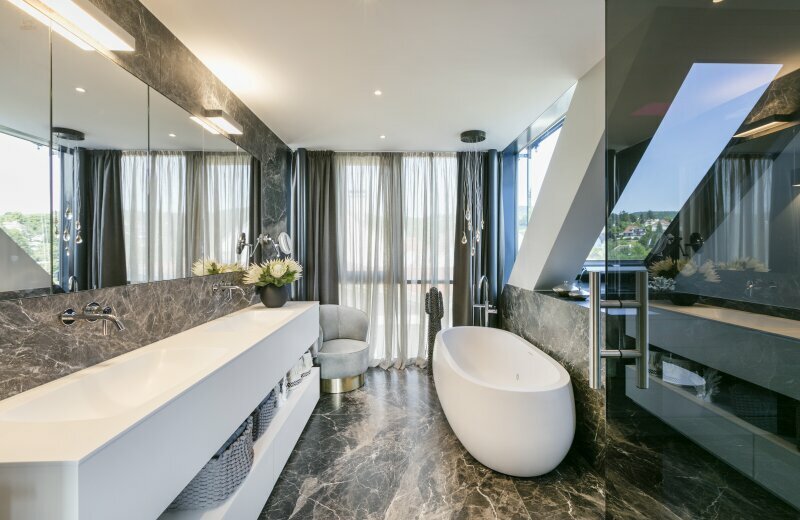 Thumbnail von Wunderschönes Penthouse mit Pool und prachtvollem Blick, Nähe Kahlenberg