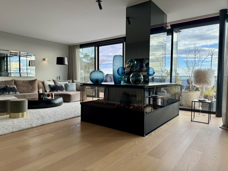 Thumbnail von Wunderschönes Penthouse mit Pool und prachtvollem Blick, Nähe Kahlenberg