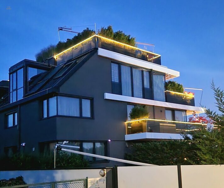 Thumbnail von Wunderschönes Penthouse mit Pool und prachtvollem Blick, Nähe Kahlenberg