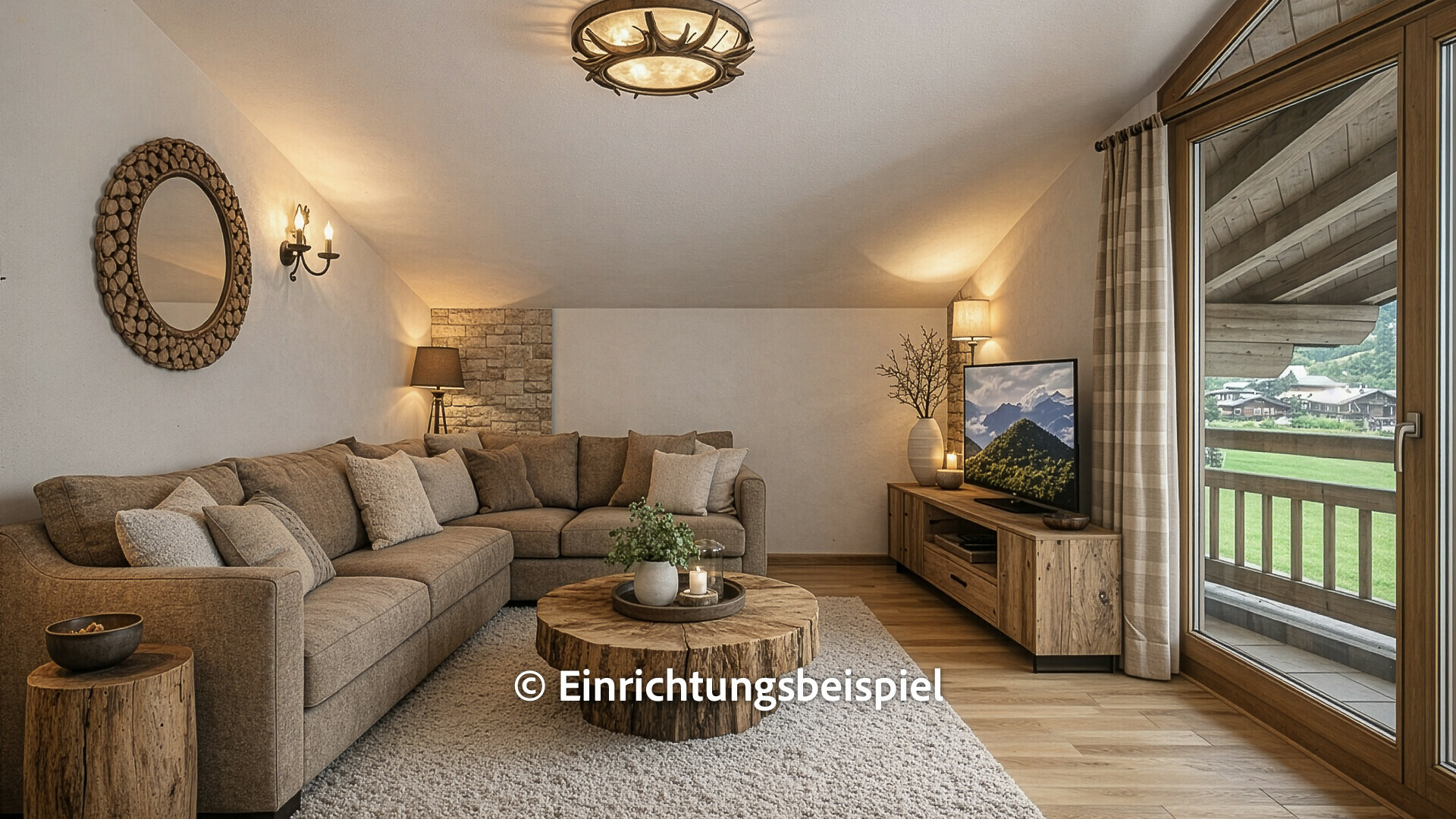 Thumbnail von Dachgeschoss-Apartment mit schönem Ausblick