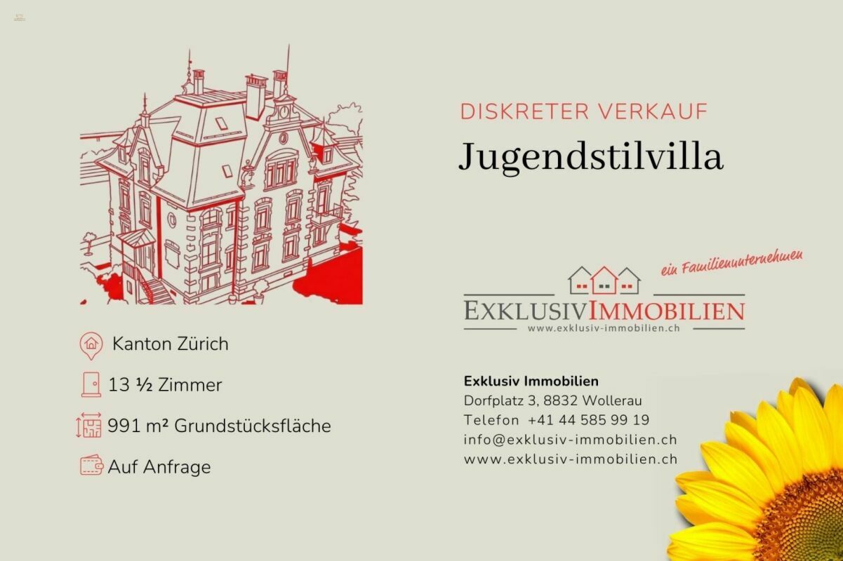 Jugendstilvilla mit Bootshaus