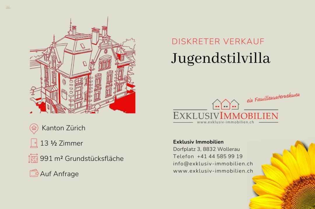 Jugendstilvilla mit Bootshaus