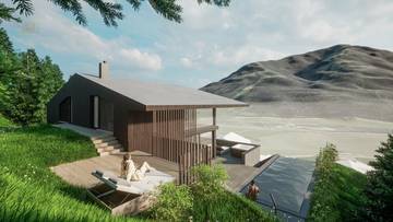 Thumbnail von Pozemek s platným stavebním povolením na luxusní rekreační vilu