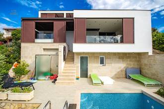 Thumbnail von Modernes Haus direkt am Meer, Region Rogoznica