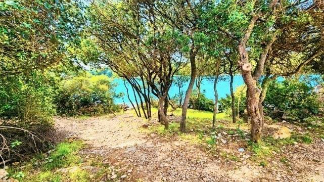 Haus (zum Wiederaufbau) direkt am Meer mit großem Grundstück, Region Pula
