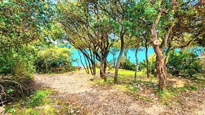 Haus (zum Wiederaufbau) direkt am Meer mit großem Grundstück, Region Pula