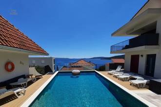 Thumbnail von Möblierte Maisonettewohnung mit Community-Pool und Meerblick, Region Trogir