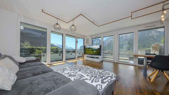 Exklusive Terrassenwohnung mit Blick über die Stadt Innsbruck