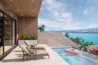 Thumbnail von Maisonettewohnung in erster Reihe zum Meer mit privatem Pool