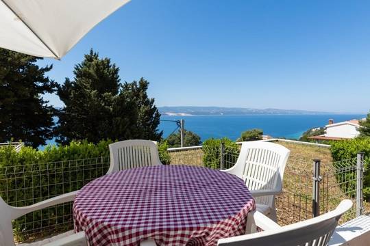 Wohnung mit Meerblick an der Riviera von Omis